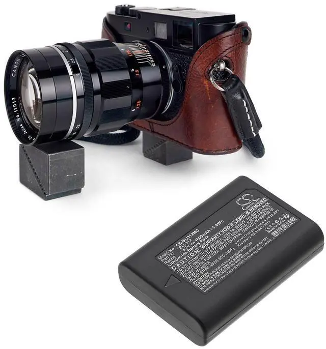 Alt view image 2 of 6 - Camera Battery for Leica BM8, M8, M9-P, M9-M, BLI-312  3.70V 1600mAh / 5.92Wh
