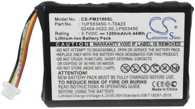 Alt view image 2 of 6 - Camera Battery for Cisco Mino HD, 3rd,  Generation, M3160, M31120B 3.70V 1200mAh/4.44Wh