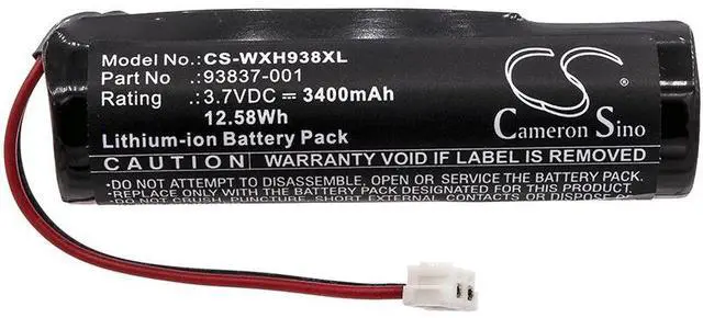 Alt view image 3 of 4 - Battery for Wahl Cordless Magic Clip, Designer,93837-001,Sterling 4, Magic Clip Cordless   3.70V 3400mAh / 12.58Wh