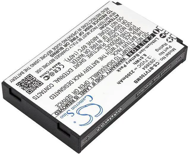 Alt view image 2 of 3 - Cameron Sino Battery for BT Baby Monitor 7500, Video Baby Monitor 7000, Video Baby Monitor 7500 Lights PN:BT 093864 2300mAh / 8.51Wh