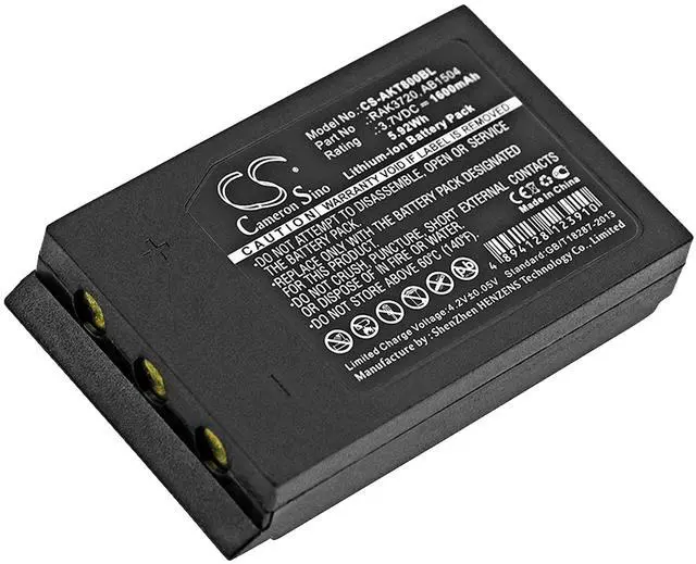 Main image of Cameron Sino Battery for Akerstroms AQ80 Transmitters, Mercury 12bd, Mercury 8b, T-Rx 12b, T-Rx 28jb, T-Rx display 12b, T-Rx display 28 jb, T-Rx en T-Rx display, TX50 Transmitters 1600mAh