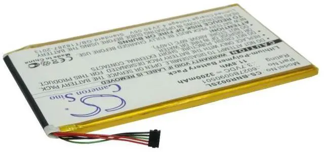 Alt view image 2 of 6 - Cameron Sino Battery for Barnes & Noble BNRB200, BNRV200, BNRV200A, BNTV250, BNTV250A, DR-NK02, Nook 7", NOOK color, Nook Tablet
