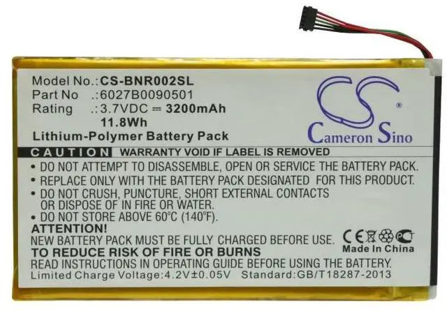 Alt view image 5 of 6 - Cameron Sino Battery for Barnes & Noble BNRB200, BNRV200, BNRV200A, BNTV250, BNTV250A, DR-NK02, Nook 7", NOOK color, Nook Tablet