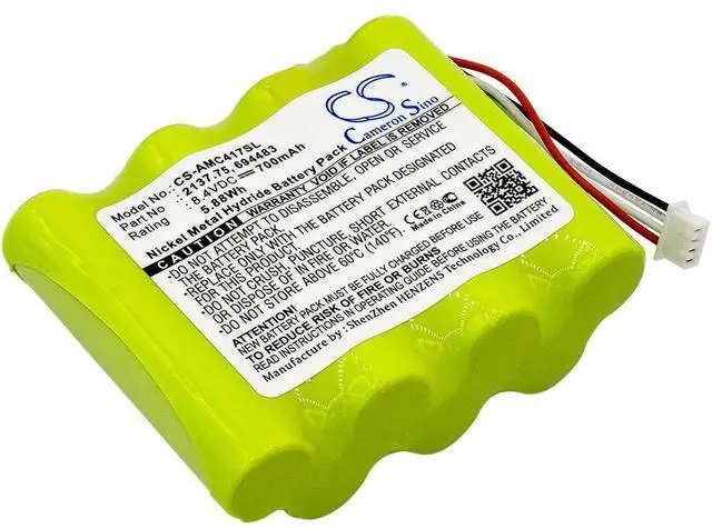 Main image of Cameron Sino Battery for AEMC 6417 Ground Tester, PEL 102, PEL 103 PN:AEMC 2137.52, 2137.61, 2137.75, 2137.81, 694483 700mAh / 5.88Wh