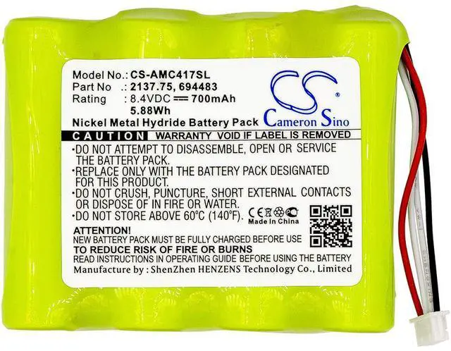 Alt view image 3 of 4 - Cameron Sino Battery for AEMC 6417 Ground Tester, PEL 102, PEL 103 PN:AEMC 2137.52, 2137.61, 2137.75, 2137.81, 694483 700mAh / 5.88Wh