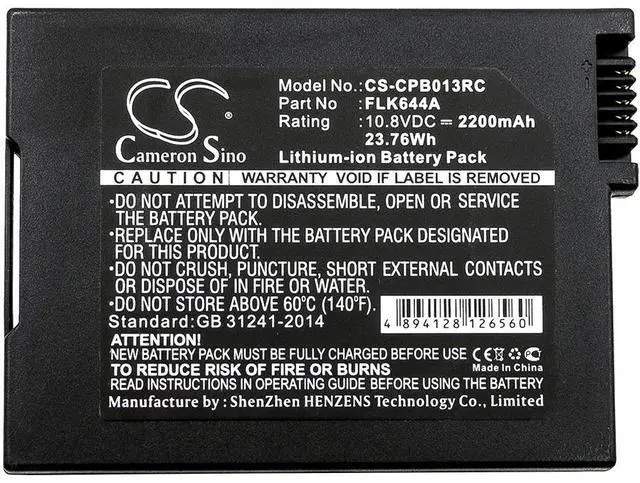 Alt view image 5 of 5 - 2200mAh / 23.76Wh Replace Battery for Cisco DPQ3212, DPQ3925 PN:Cisco 4033435, FLK644A, PB013, SMPCM1