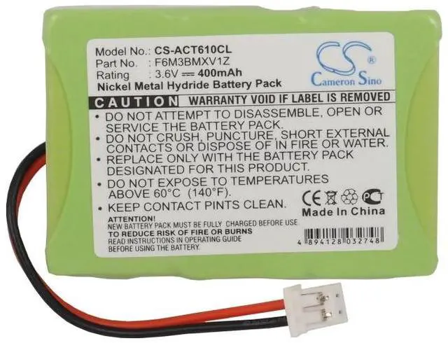 Alt view image 5 of 6 - Cameron Sino Battery for Auerswald Comfort DECT 610 PN:Auerswald 400mAh/1.44Wh