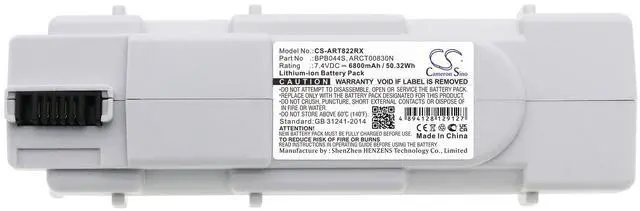 Alt view image 5 of 5 - Cameron Sino Battery for ARRIS MG5000, MG5220, Touchstone TM5, Touchstone TM6, Touchstone TM7, Touchstone TM8, WBM760A, WTM552, WTM552G, WTM652G 6800mAh