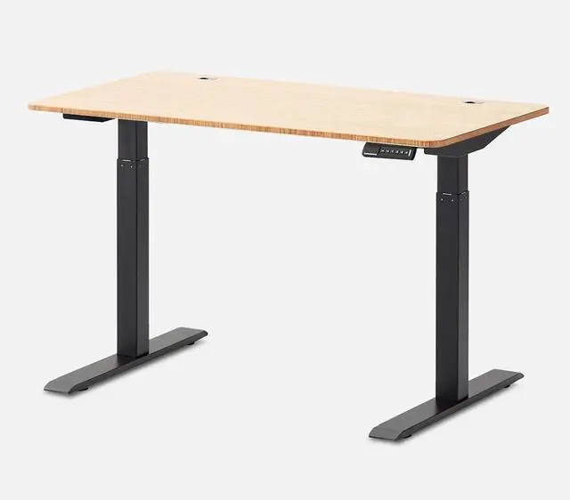 Main image of Autonomous Desk 2 Electric Standing Autonomous Desk 53x29 Black - Bamboo - 2-Stage