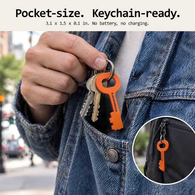 Alt view image 5 of 7 - Autonomous Key App Blocker for iPhone & Android, NFC Screen Time Tool with AI Insights, No Subscription, Blue