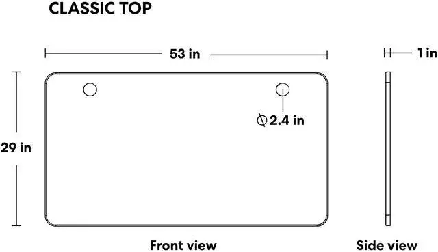 Alt view image 4 of 7 - Autonomous Desk 2 Electric Standing Autonomous Desk 53x29 Black - White - 2-Stage