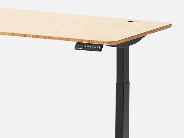Alt view image 6 of 7 - Autonomous Desk 2 Electric Standing Autonomous Desk 53x29 Black - Bamboo - 2-Stage