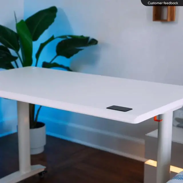 Alt view image 6 of 7 - Autonomous Desk 5 Electric Standing Desk 70.5x29 Titanium White - Autonomous Desk 5 Pro Expanse