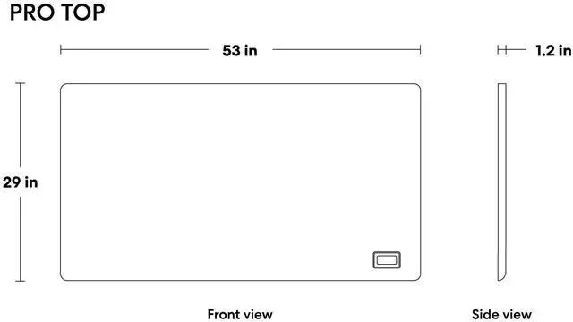 Alt view image 5 of 7 - Autonomous Desk 5 Electric Standing Autonomous Desk 53x29 Stone Beige - Autonomous Desk 5 Pro