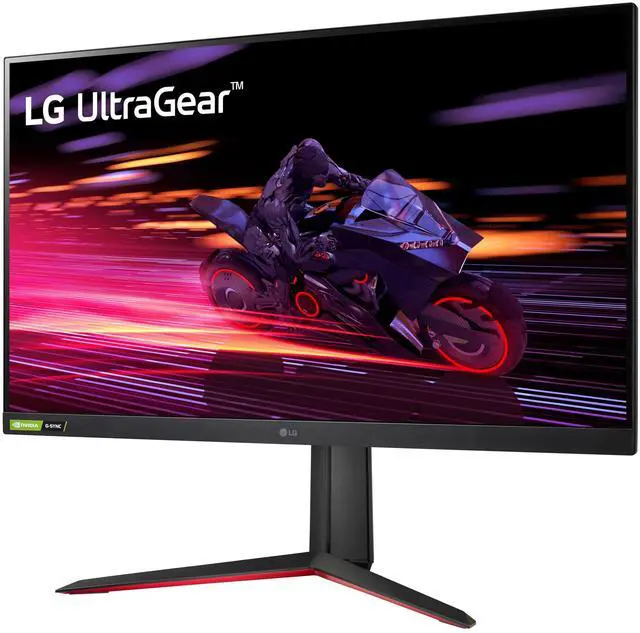 Alt view image 3 of 6 - LG Ultragear 32GP75A-B 32-inch QHD (2560 x 1440) IPS 165Hz 1ms Gaming Monitor with NVIDIA G-Sync Compatible, AMD FreeSync Premium, Tilt/Height/Pivot Adjustment, Black