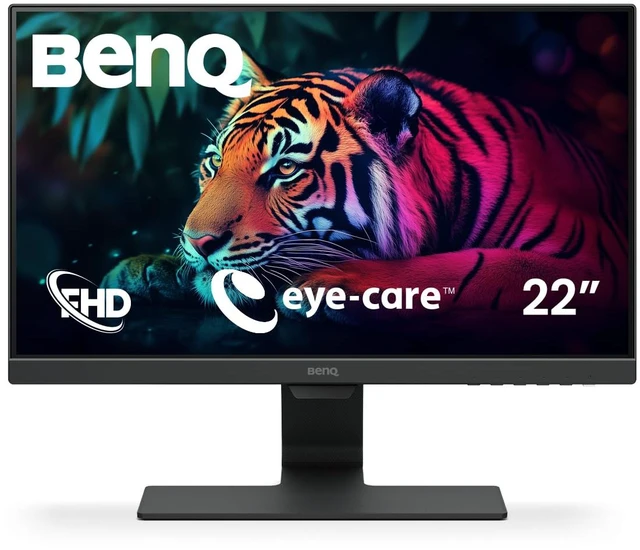 Main image of GW2283 Computer Monitor 22" FHD 1920x1080p | IPS | Eye-Care Tech | Low Blue Light | Anti-Glare | Adaptive Brightness | Tilt Screen | Built-in Speakers | HDMI | VGA,Black