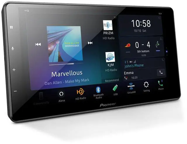 Alt view image 6 of 11 - Pioneer DMH-WC6600NEX 1-DIN  Modular Digital Media Receiver w/ 9" Display