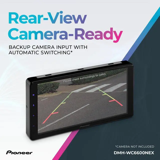 Alt view image 11 of 11 - Pioneer DMH-WC6600NEX 1-DIN  Modular Digital Media Receiver w/ 9" Display