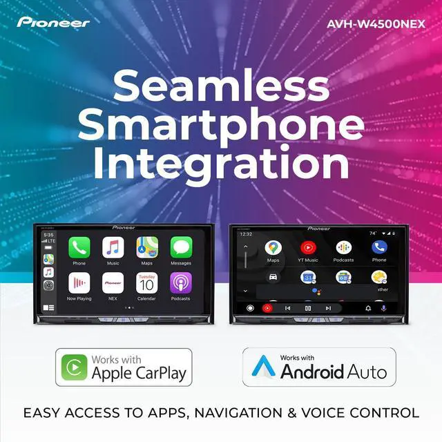 Alt view image 13 of 17 - Pioneer AVH-W4500NEX 7" Double-DIN Multimedia CD/DVD Receiver with Bluetooth
