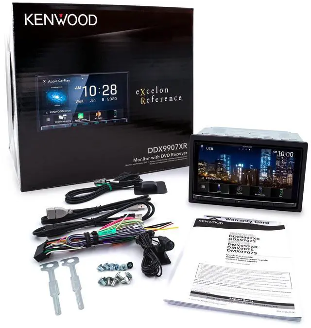 Alt view image 10 of 10 - Kenwood eXcelon DDX9907XR 6.8" DVD Receiver with Bluetooth & HD Radio