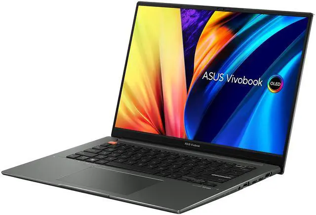 Alt view image 4 of 7 - Asus VivoBook S 14X OLED Laptop, 14.5â 2.8K 16:10 120Hz Display, AMD Ryzen 7 6800H CPU, 16GB RAM, 1TB SSD, Windows 11 Home, M5402RA-AS71-CA