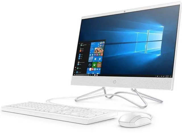 Alt view image 3 of 4 - 2020 HP 22 All-in-One Desktop Computer : 21.5" Widescreen FHD/Intel Celeron G4900T 2.9 GHz/ 4GB DDR4 RAM/ 1TB HDD/DVD-Writer/AC WiFi/HDMI/Bluetooth/White/Windows 10 Home