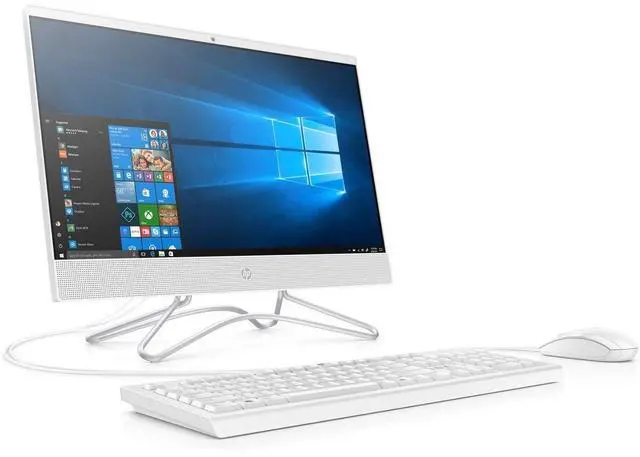Alt view image 2 of 4 - 2020 HP 22 All-in-One Desktop Computer : 21.5" Widescreen FHD/Intel Celeron G4900T 2.9 GHz/ 4GB DDR4 RAM/ 1TB HDD/DVD-Writer/AC WiFi/HDMI/Bluetooth/White/Windows 10 Home