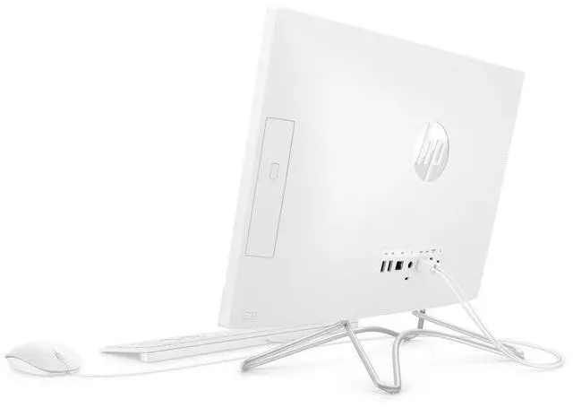 Alt view image 4 of 4 - 2020 HP 22 All-in-One Desktop Computer : 21.5" Widescreen FHD/Intel Celeron G4900T 2.9 GHz/ 4GB DDR4 RAM/ 1TB HDD/DVD-Writer/AC WiFi/HDMI/Bluetooth/White/Windows 10 Home