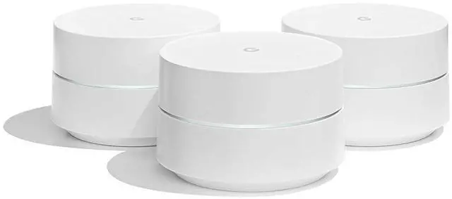Alt view image 10 of 14 - google WiFi system, 3-Pack - Router replacement for whole home coverage (NLS-1304-25)