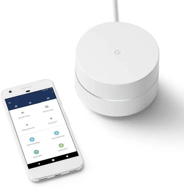 Alt view image 13 of 14 - google WiFi system, 3-Pack - Router replacement for whole home coverage (NLS-1304-25)