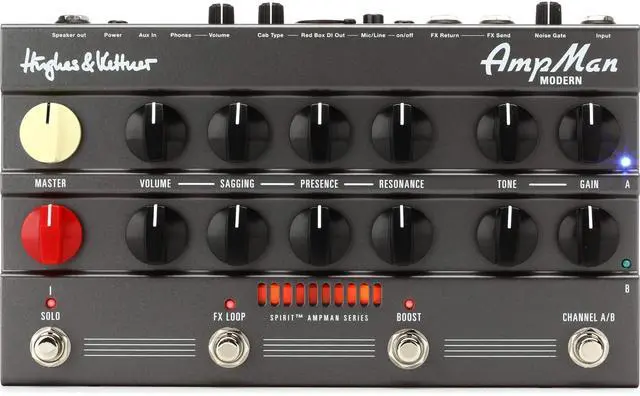Main image of Hughes & Kettner AmpMan Modern 50-watt Guitar Amplifier Pedal