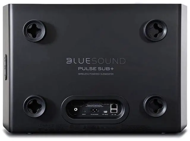 Alt view image 4 of 6 - Bluesound Pulse SUB+ Wireless Powered Subwoofer - Black
