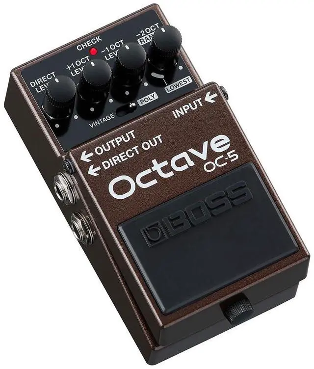 Alt view image 2 of 6 - Boss OC-5 Polyphonic Guitar/Bass Octave Pedal