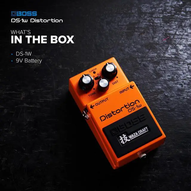 Alt view image 6 of 7 - BOSS DS-1W Waza Craft Distortion Pedal