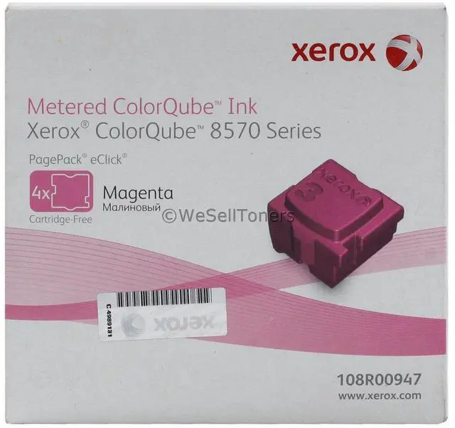 Main image of Xerox Colorqube 8570 Series MAGENTA 4 Count 108R00947