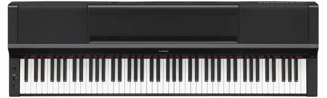 Alt view image 3 of 6 - Yamaha PS500 88-key Smart Digital Piano w/Stream Lights Technology, PA500C Power Adapter and FC4A Sustain Pedal, Black