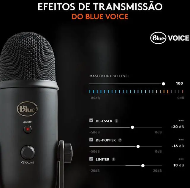 Alt view image 3 of 7 - Blue YETIBLACKOUT Yeti Blackout Professional USB Microphone - Black