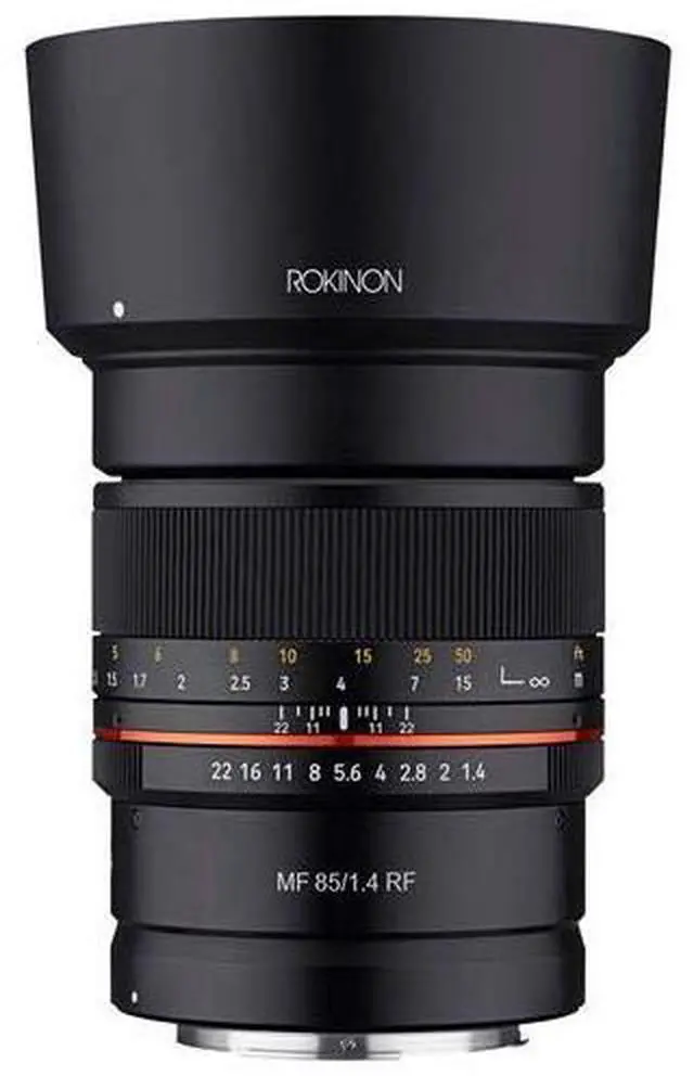 Alt view image 16 of 19 - Rokinon 85mm F1.4 UMC, Manual Focus Lens for Canon EOS RF #RF85-C