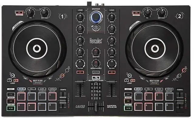 Alt view image 4 of 7 - Hercules DJ Controller, Black (4780883)
