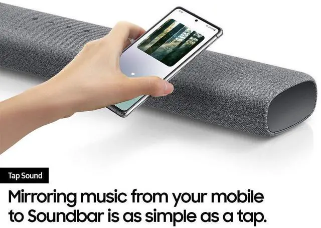 Alt view image 7 of 7 - Samsung HW-S50A/ZC 3.0CH 140W 5 Speakers Sound Bar [Canada Version] (2021)