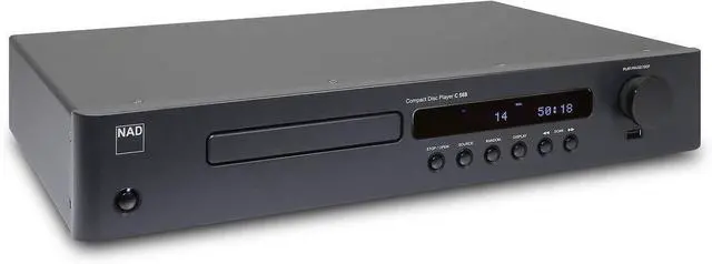 Alt view image 3 of 3 - NAD C 568 CD Player - Wolfson 24-bit DAC, CD-R/CD-RW Playback, Optical/Coaxial