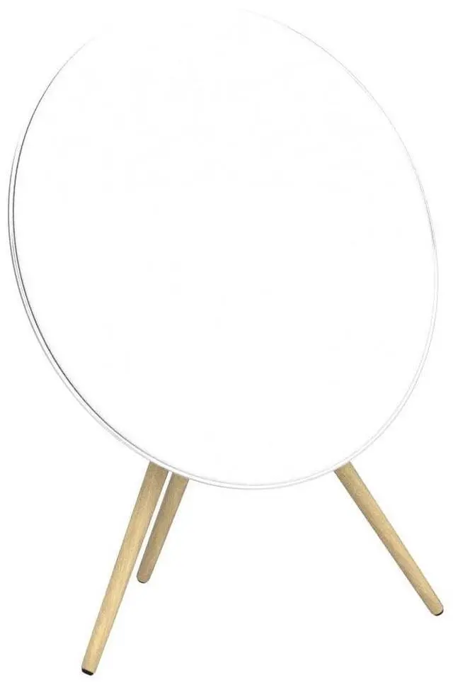 Alt view image 4 of 7 - Bang & Olufsen Beoplay A9 4th Gen Wireless Multiroom Speaker, White with Oak Legs