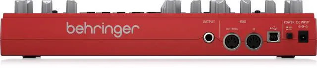 Alt view image 4 of 4 - Behringer TD-3-RD Analog Bass Line Synthesizer with VCO, VCF, 16-Step Sequencer, Distortion Effects and 16-Voice Poly Chain