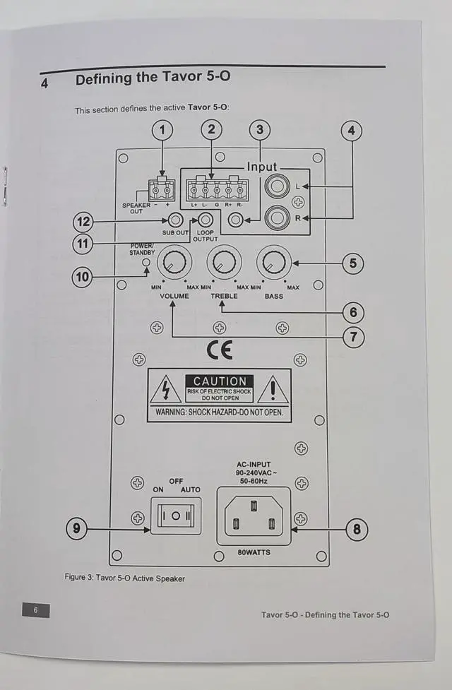 Alt view image 3 of 3 - Kramer 2x30 Watt Powered On-Wall Speaker System Pair of Stereo 2x30W RMS - White