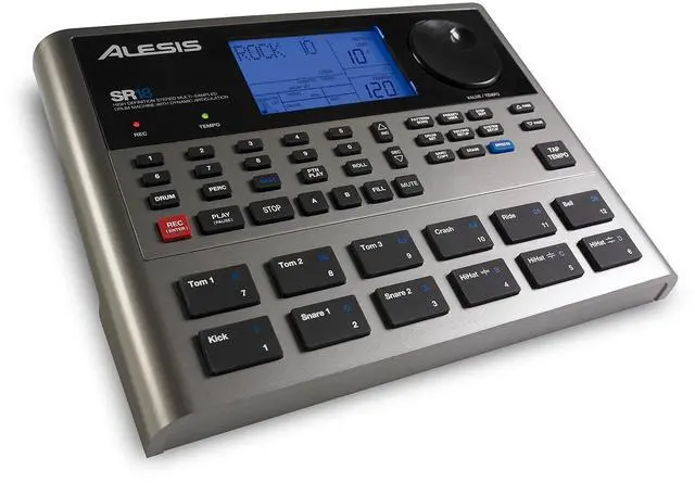 Alt view image 8 of 13 - Alesis SR-18 Professional Drum Machine Drum Machine