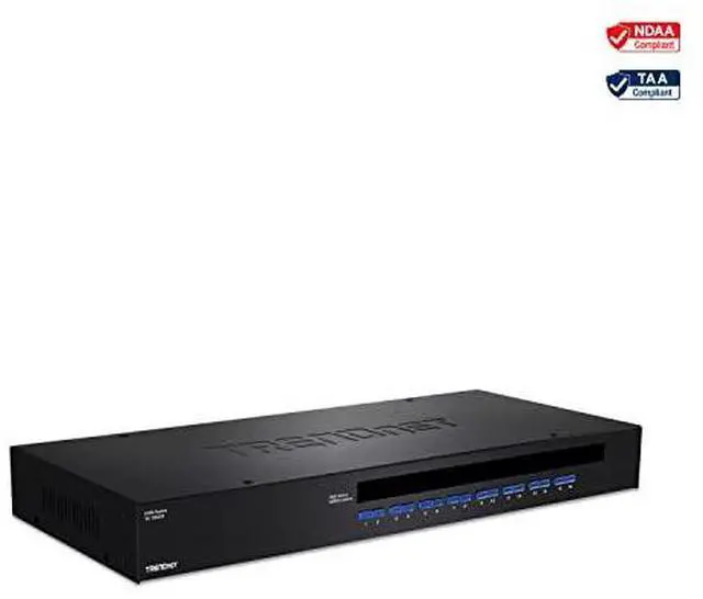 Alt view image 7 of 9 - TRENDnet 16-Port Rack Mount USB KVM Switch, VGA & USB Connection, Supports USB & PS/2, Auto-Scan, Audible Feedback, Plug & Play, Hot Pluggable, Rack Mountable with Hardware, TK-1603R