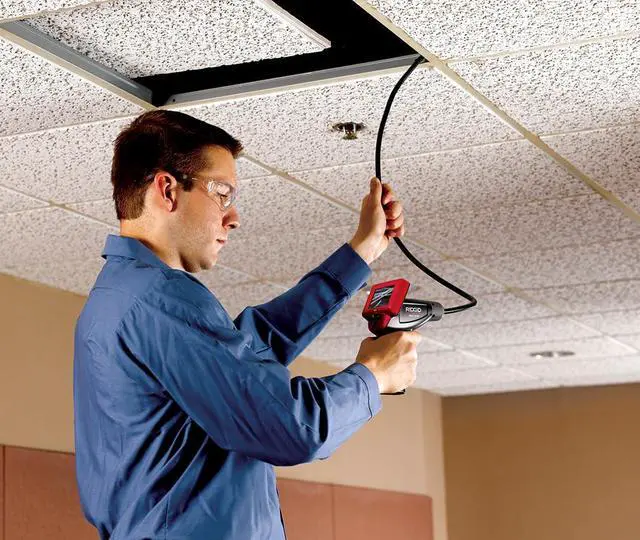 Alt view image 10 of 12 - Ridgid 40043 LCD Display Digital Inspection Camera with 3 ft. Cable