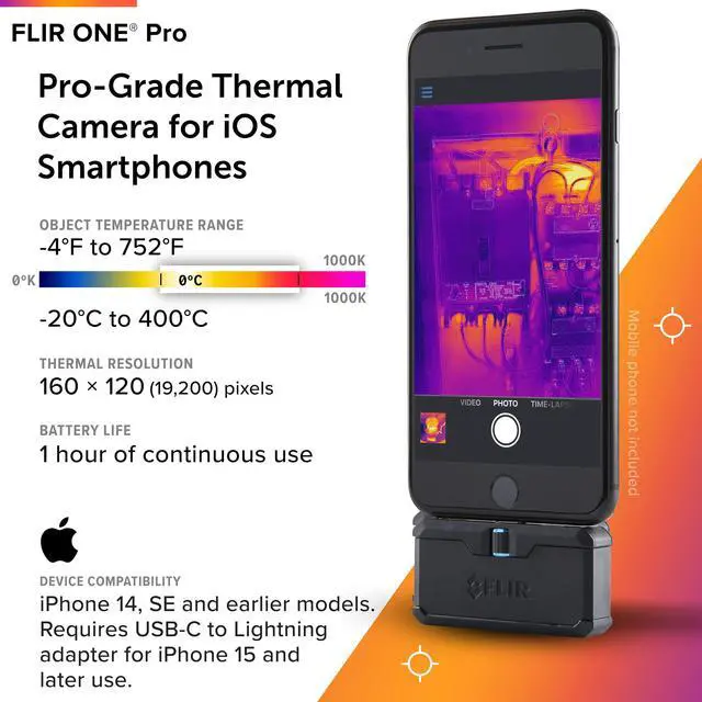 Alt view image 4 of 9 - FLIR ONE Pro - iOS