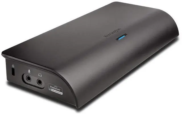 Alt view image 2 of 8 - Kensington SD4000 Universal USB Docking Station - Black - for Notebook - USB 3.0 - 3 x USB Ports - 3 x USB 3.0 - Network (RJ-45) - HDMI - DisplayPort - Audio Line Out - Microphone - Wired