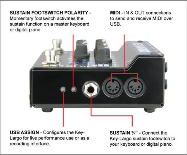 Alt view image 3 of 4 - Radial Key Largo Keyboard Mixer with Balanced DI Outs